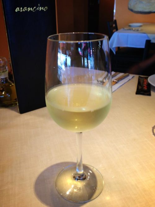 アランチーノ･ディ･マーレの白ワイン