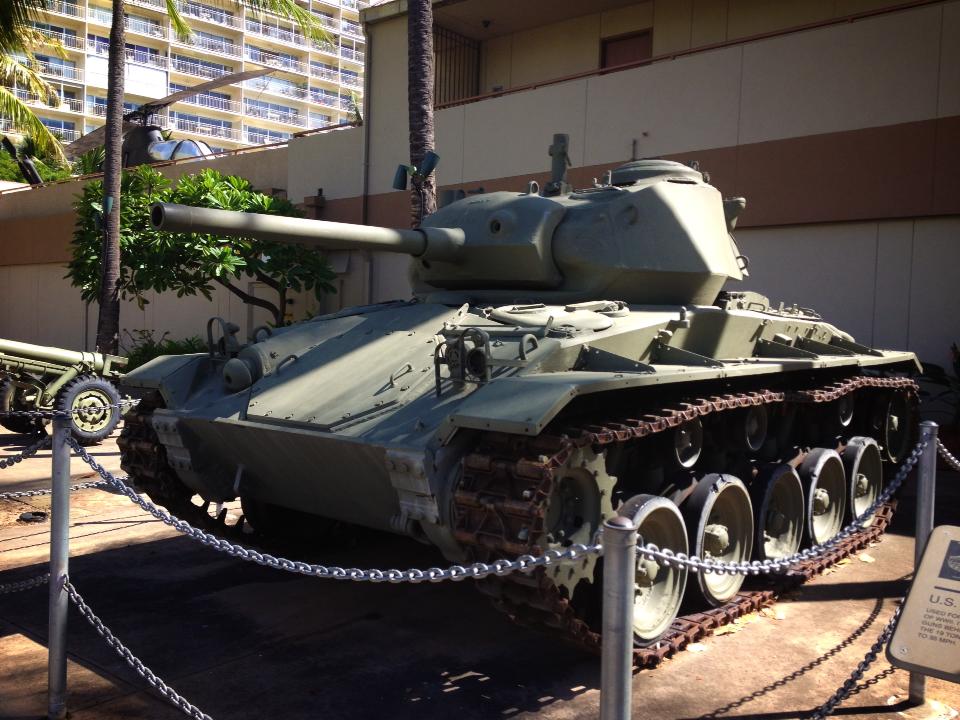 アメリカ陸軍博物館前の戦車
